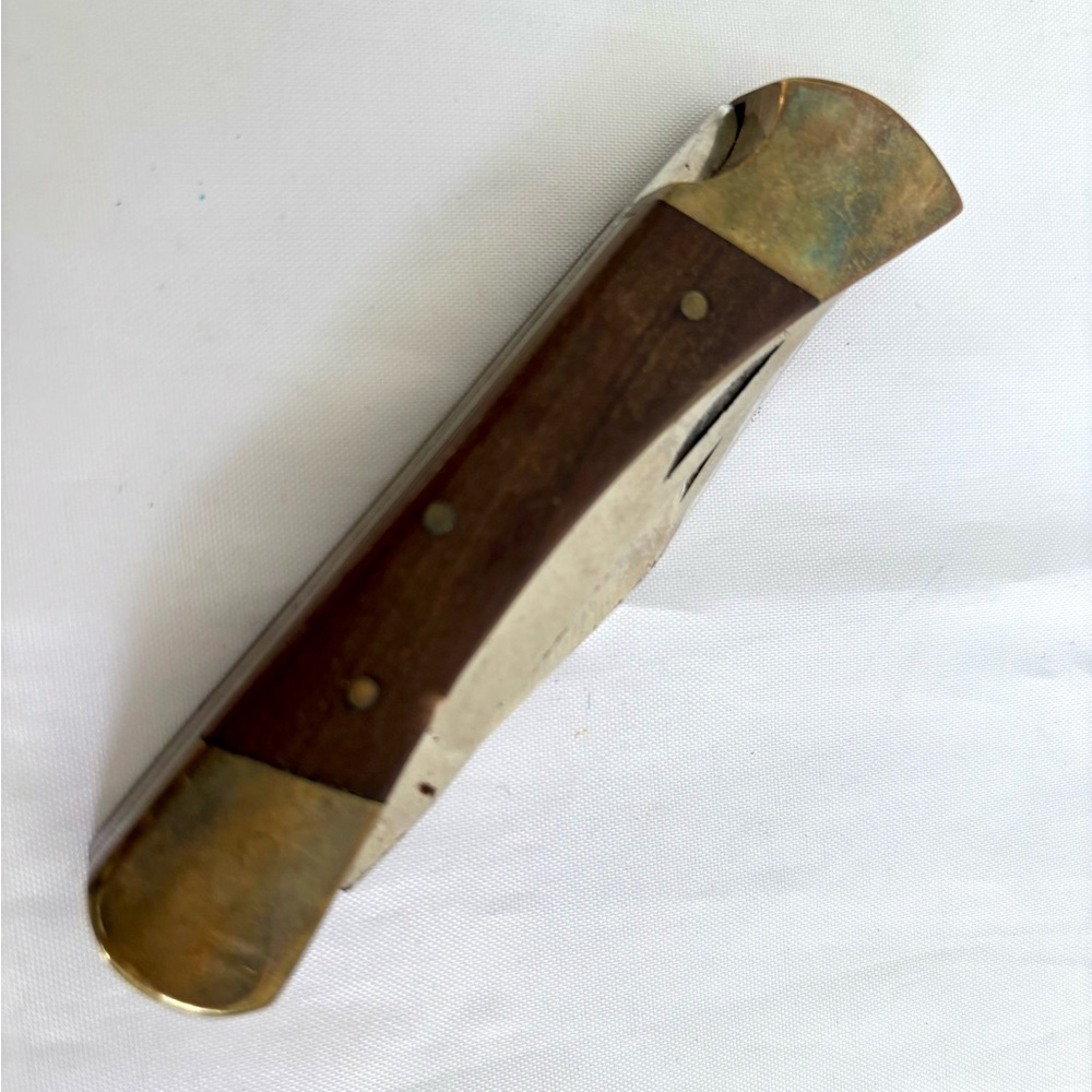 Vintage Sabre Pakistan 2608 Lockback Knife Stainless Steel Blade EUC